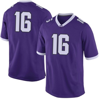 Braylon James Limited Purple Men's TCU Horned Frogs Football Jersey