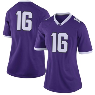 Braylon James Limited Purple Women's TCU Horned Frogs Football Jersey