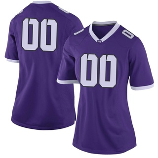 Custom Limited Purple Women's TCU Horned Frogs Football Jersey