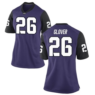 Vernon Glover Game Purple Women's TCU Horned Frogs Football Jersey