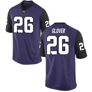 Vernon Glover Replica Purple Men's TCU Horned Frogs Football Jersey