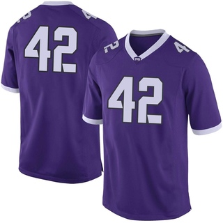Zachary Chapman Limited Purple Men's TCU Horned Frogs Football Jersey